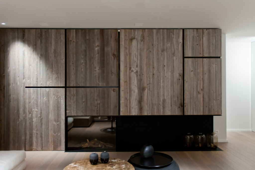 lighting with wood