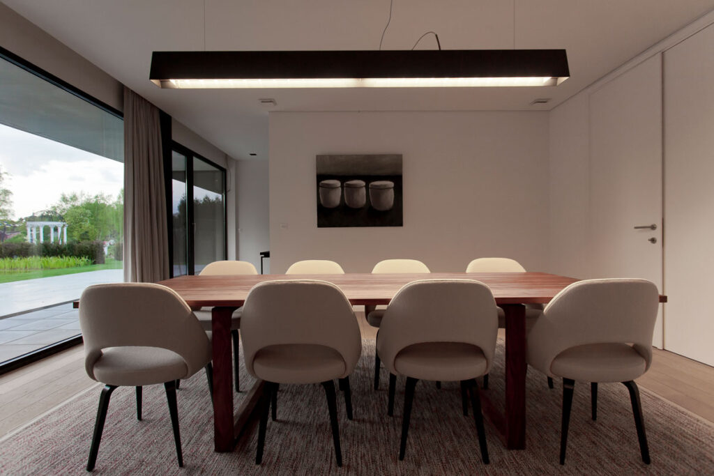 Licht in architecturale woning