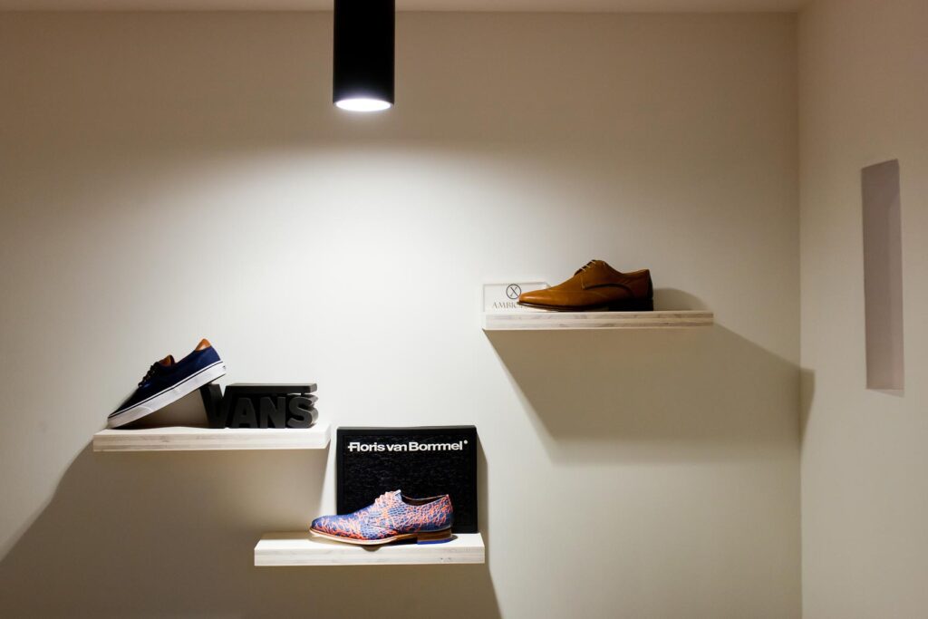 verlichting schoenenwinkel