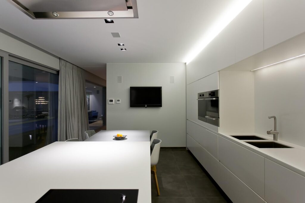 lichtontwerp modernistische villa
